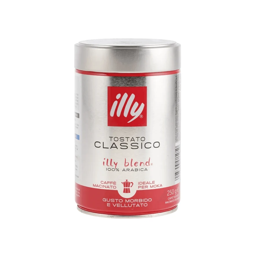 Illy молотый средней обжарки для мока по 250 г.
