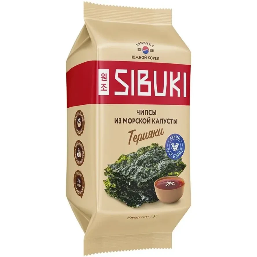 Морская капуста Терияки по 5 г.