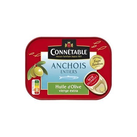 Connetable Анчоусы в оливковом масле первого отжима экстра по 100 г.