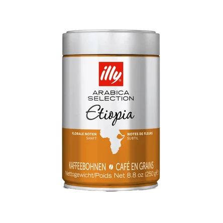 Illy зерновой Home средней обжарки Арабика Селекшен Эфиопия по 250 г.