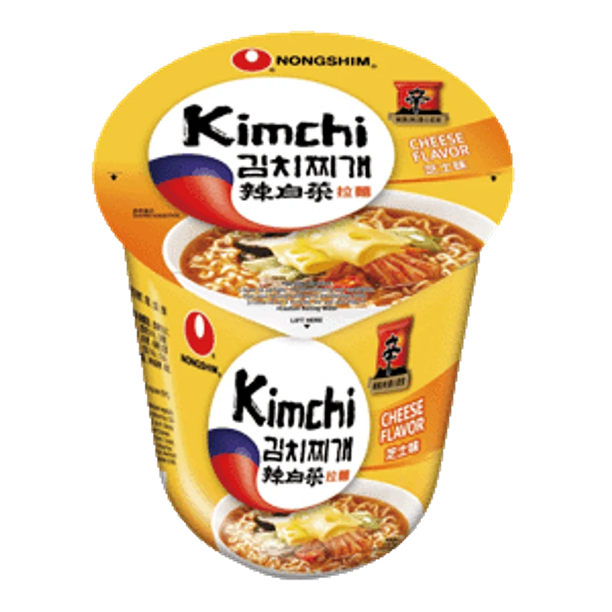 Кимчи Рамен с сырным вкусом (стакан) по 70 г.