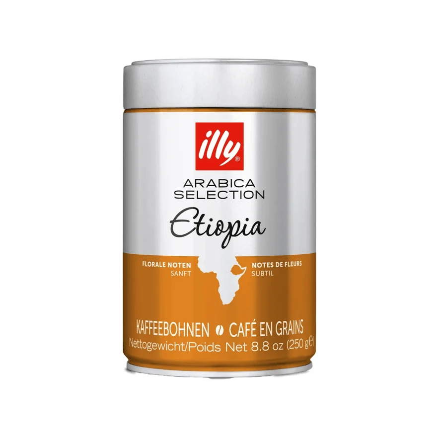 Illy зерновой Home средней обжарки Арабика Селекшен Эфиопия по 250 г.
