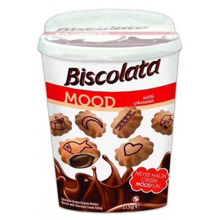 Печенье Mood с начинкой из шоколадного крема, 115 г.