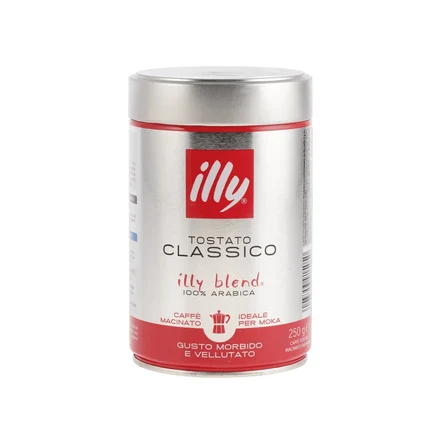 Illy молотый средней обжарки для мока по 250 г.