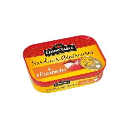 Connetable Сардины в соусе эскабече по 140 г.