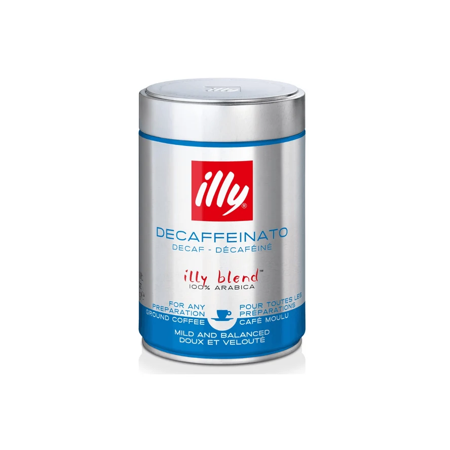 Illy молотый Home без кофеина по 250 г.