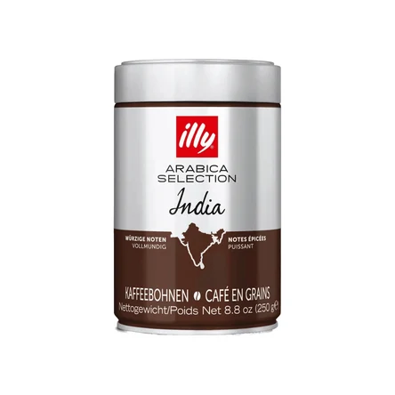 Illy зерновой Home средней обжарки Арабика Селекшен Индия по 250 г.