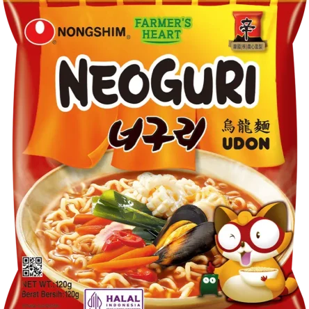Неогури с морепродуктами острая (пачка) по 120 г.